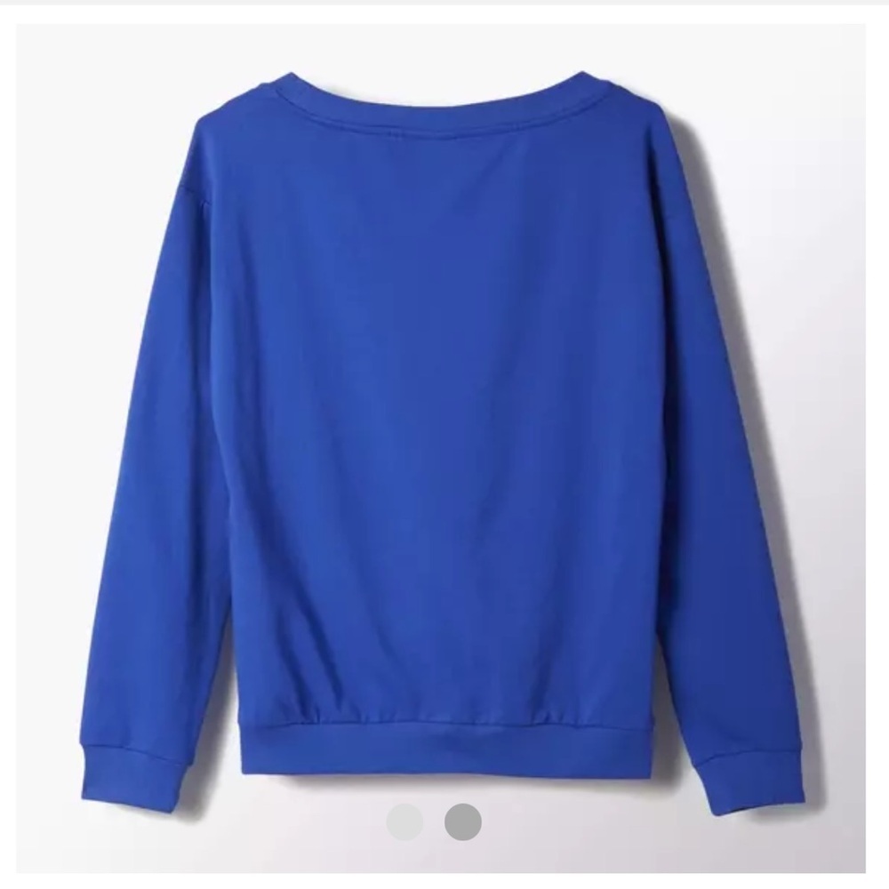Authentic Adidas Royal Blue Crewneck - Picture 2 of 7